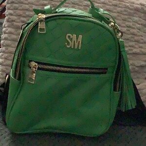 Green Steve Madden backpack purse